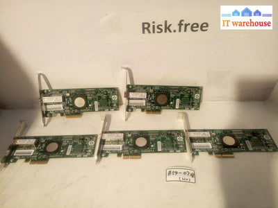 - LOT OF 5 IBM  Single-Port 4Gbps Fibre Channel PCIe Adapter 10N7249 FTLF8524 @@