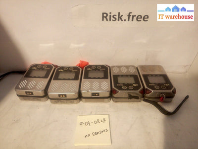 -  LOT OF 5 Industrial Scientific Model ITX 1810-4307 Multi-Gas Monitor(AS IS)