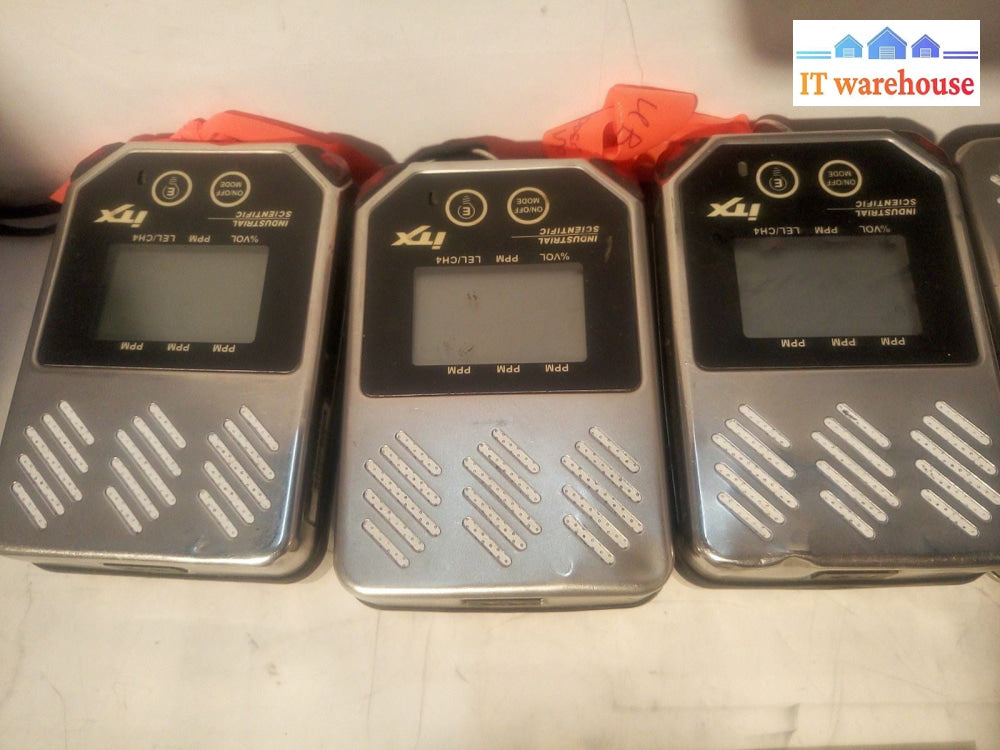 -  LOT OF 5 Industrial Scientific Model ITX 1810-4307 Multi-Gas Monitor(AS IS)