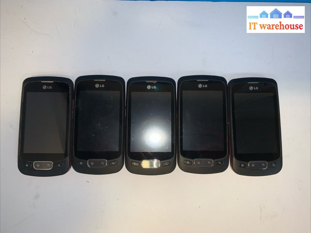 (Lot of 5)  LG Optimus One P500h Cellphone Cell phone  (Carrier: Telus)