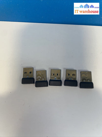 Lot of 5  Logitech Non-Unifying Nano Receiver USB Nano Dongle (Logi, C-U0010)