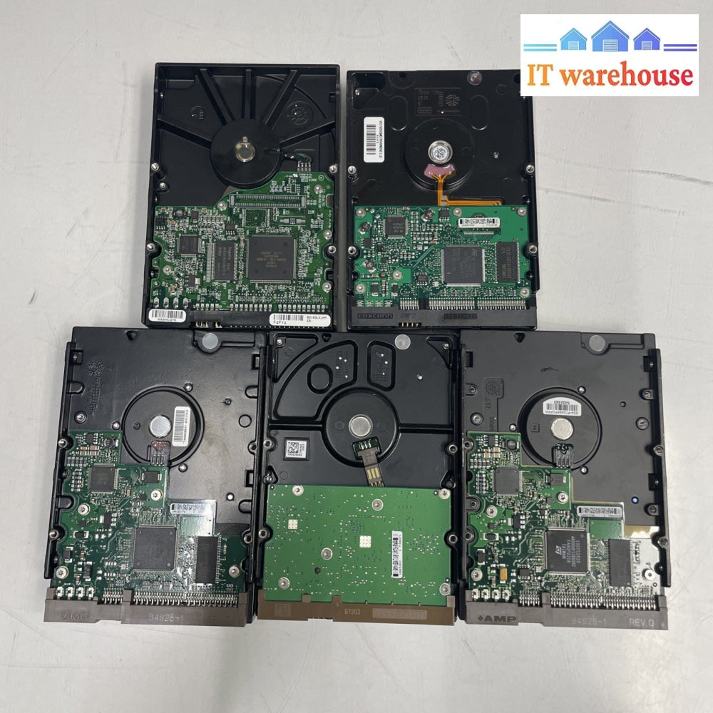 Lot Of 5- Mixed Brand Desktop IDE HDD   120G/160G 3.5”   Working +