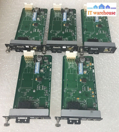 Lot Of 5 Mrv Em316Efrm Media Converter Card