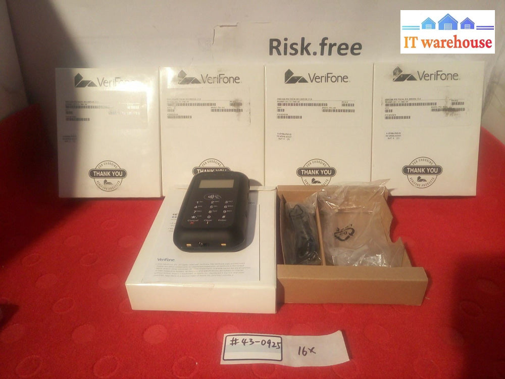 - LOT OF 5 NEW Verifone VX600 Payware Mobile Enterprise Barcode Scanner