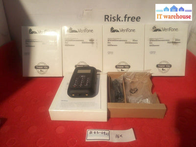 - LOT OF 5 NEW Verifone VX600 Payware Mobile Enterprise Barcode Scanner