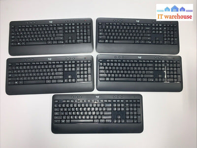 (Lot of 5) Nice Logitech MK540 Keyboard / Logitech Mice / USB Receivers