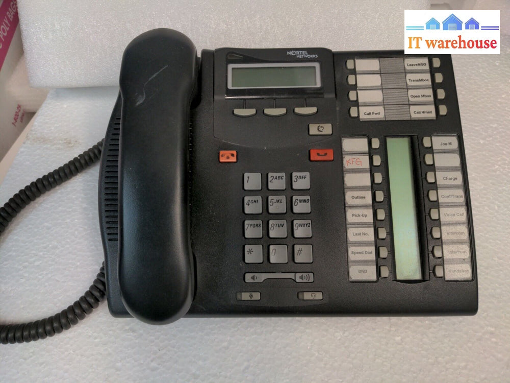 Lot Of 5 Nortel Norstar T7316 Charcoal Telephones Phone