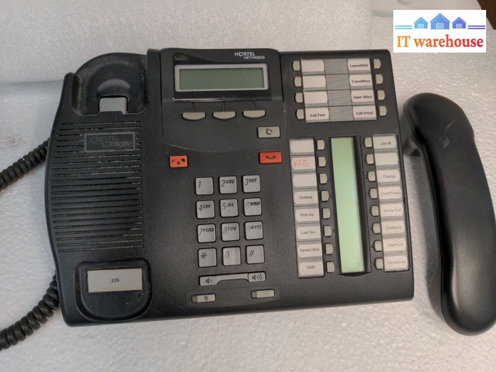 Lot Of 5 Nortel Norstar T7316 Charcoal Telephones Phone