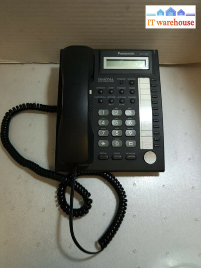 - Lot Of 5 Panasonic Kx-T7667 Kx-T7667C-B 12 Button Digital Display Telephone