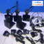 Lot of 5 Plantronics Wireless Headset DECT C054 stand charger & AC adapters