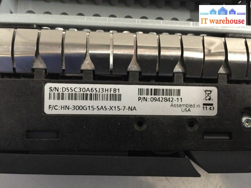 + Lot Of 5 St3300657Ss 300G 15K Sas Hdd Ibm 45E7953 W/ Tray 0942842 - 11