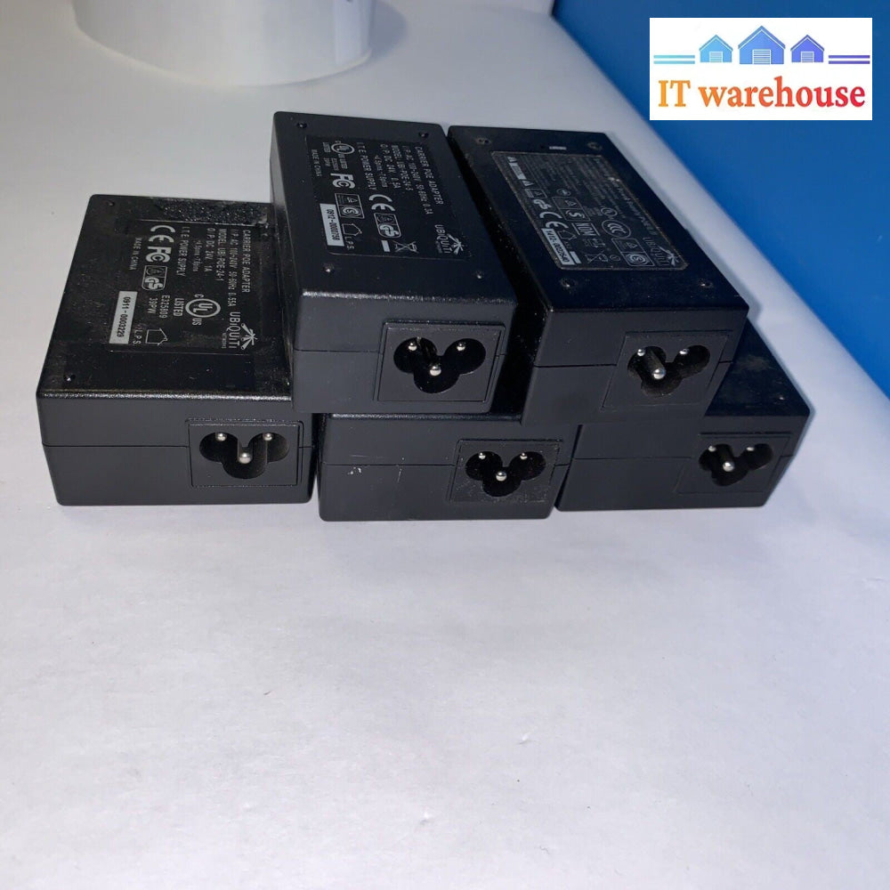 Lot of (5) Ubiquiti Networks PoE Injectors UBI-POE-24 / GP-A240-050