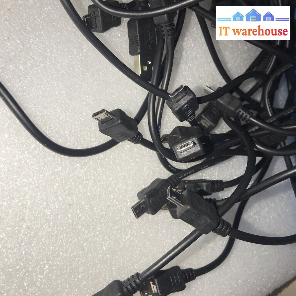 Lot of 50 good quality Mini/micro USB charging cables