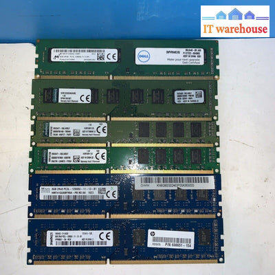 (Lot of 6) Desktop Ram 8G 8GB DDR3 desktop PC NON-ECC RAM Memory