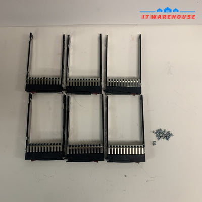 Lot of 6 HP 2.5" SAS caddy 507129-003 619286 507284-001 G5 G6 G7