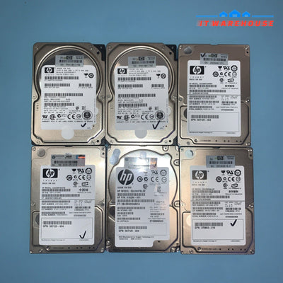 Lot of 6 HP SAS 300GB 10K  server hard drives (not for PC)