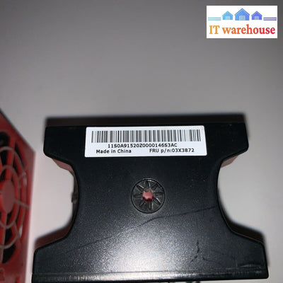 Lot of 6 Lenovo RD430 RD440X RD630 RD640 server chassis CPU fan 03X3872 3X3872