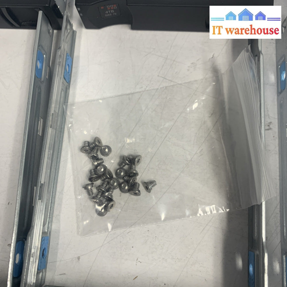 Lot of 6 Lenovo S2200 S3200 E1020 3.5’’ Hard Drive HDD Tray Caddy with 23 screws
