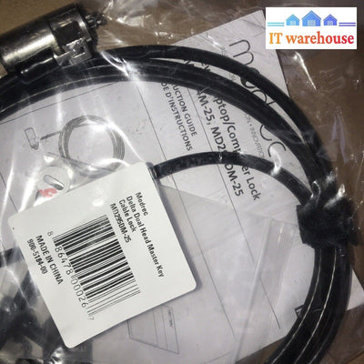 Lot Of 6 Modrec Delta Dual Head Master Key Cable Lock MD295DM-25