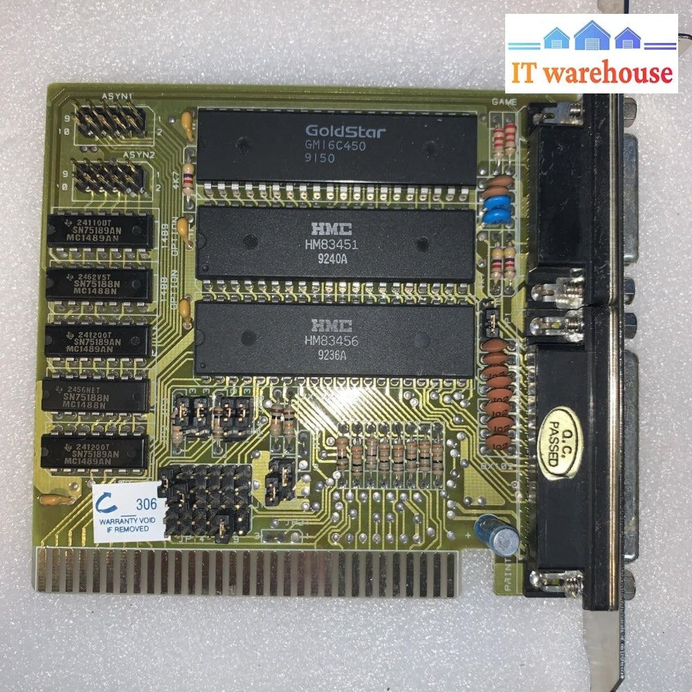 Lot of 6 Multi-I/O ISA Expansion Cards