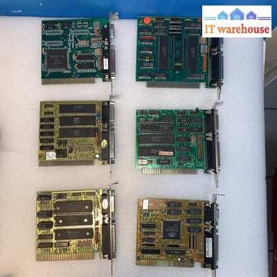 Lot of 6 Multi-I/O ISA Expansion Cards