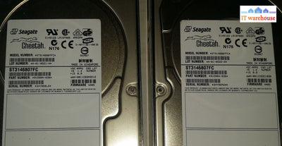 Lot of 6 NetApp 146GB 10K 9V2004-038 FW: NA05 ST3146807FC @@@