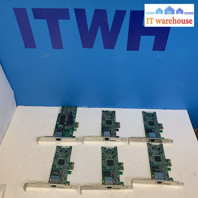 Lot Of 6 PCIE Network Card RJ45 10/100/1000