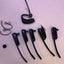 Lot of 6 Plantronics Bluetooth Headsets– missing Ear Hooks – untested