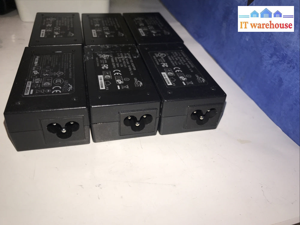 Lot of  (6) Ubiquiti Networks Gigabit PoE Injectors UBI-POE-24-5 24v 0.5A