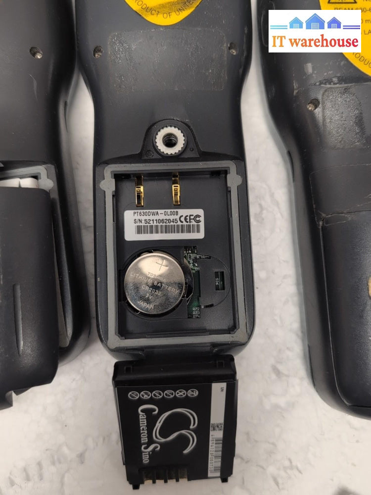 Lot of 6 UNITECH MODEL PT630D DATA COLLECTION TERMINAL -
