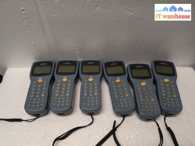 Lot of 6 UNITECH MODEL PT630D DATA COLLECTION TERMINAL -