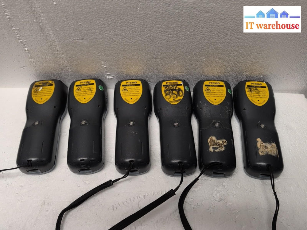 Lot of 6 UNITECH MODEL PT630D DATA COLLECTION TERMINAL -