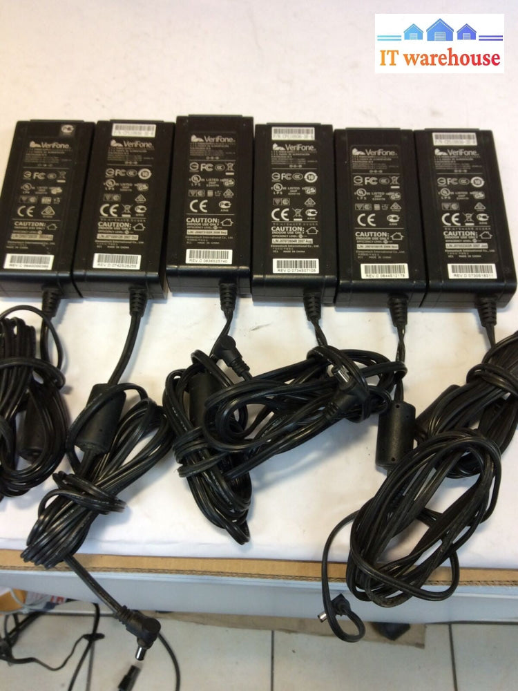 Lot of 6 VeriFone Power supply (charger) Au-7992n,