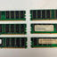(Lot Of 6X) Mixed Brands & Model Ddr1 Desktop Dimm Memory ~