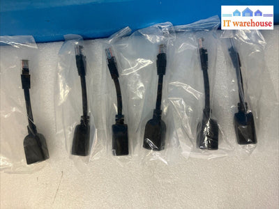 (Lot of 6x) New & Sealed RJ45 Ethernet Network Extension Male to Female CABLE ~