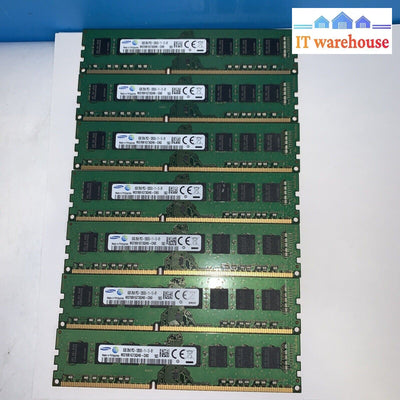 Lot of 7 Samsung M378B1G73QH0-CK0 8GB DDR3 1600Mhz Desktop Memory RAM