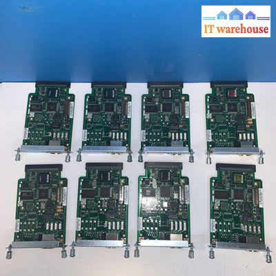 Lot of 8 Cisco VWIC2-1MFT-T1 1-Port T1/E1 Multiflex Trunk Voice Interface Card