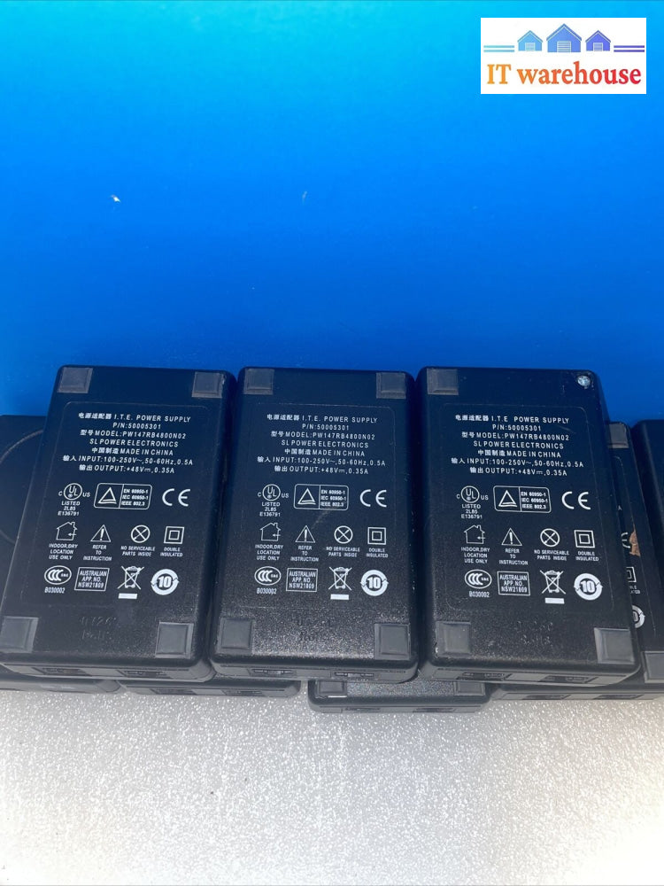 Lot Of 8 Mitel 57008333 Pw147Rb4800N02 48V Dc Poe Sl Ite Power Supply