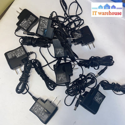 Lot of 8 PLANTRONICS SSC-090050 P/N 203158-01 Power Supply Adapter 9V 500mA