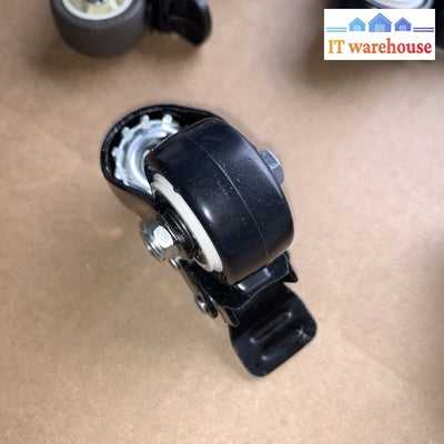 Lot Of 8 Swivel Caster w/ Lock - Stem Mount
