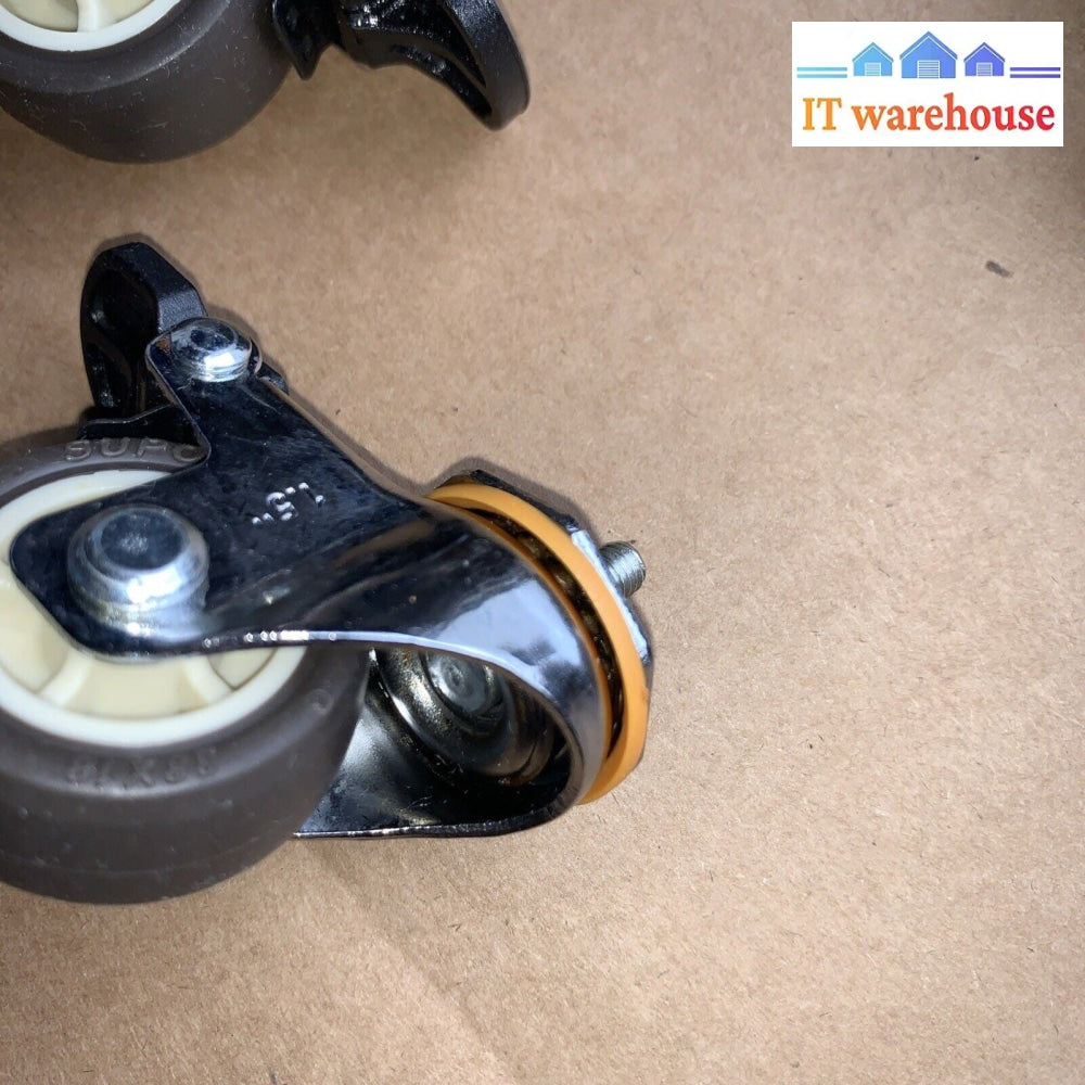 Lot Of 8 Swivel Caster w/ Lock - Stem Mount