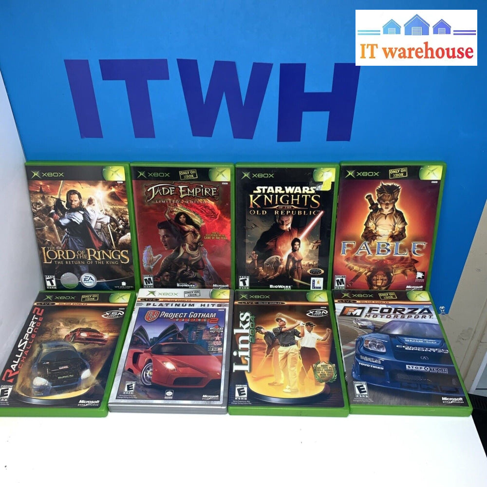 Lot Of 8 XBOX Games