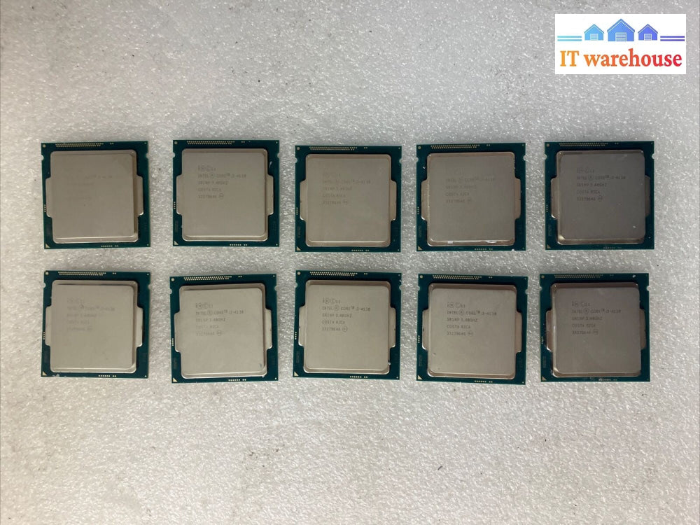 ~ (Lot of 8x) Intel Core i3-4130 3.40GHz SR1NP LGA1150 Dual-Core CPU Processor