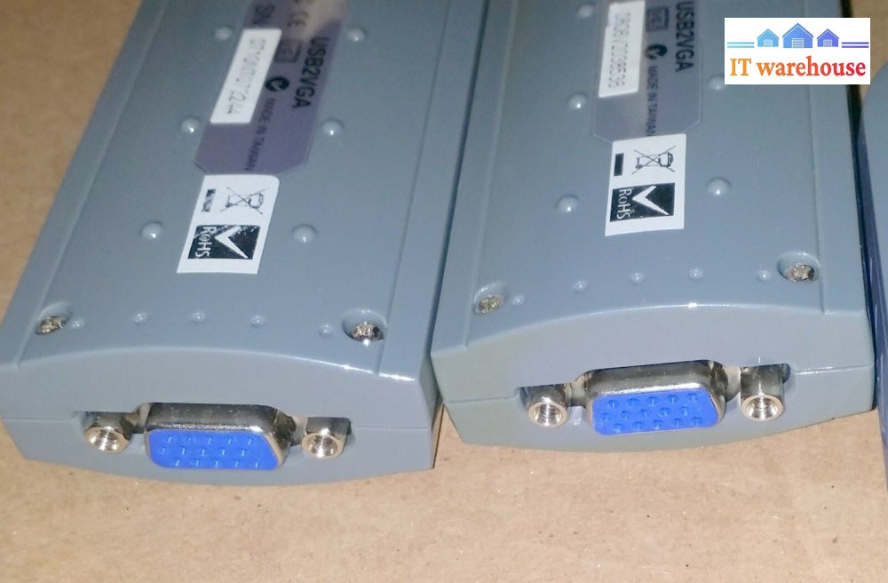 Lot of 9 Startech USB VGA External Dual Video Adapter USB2VGA