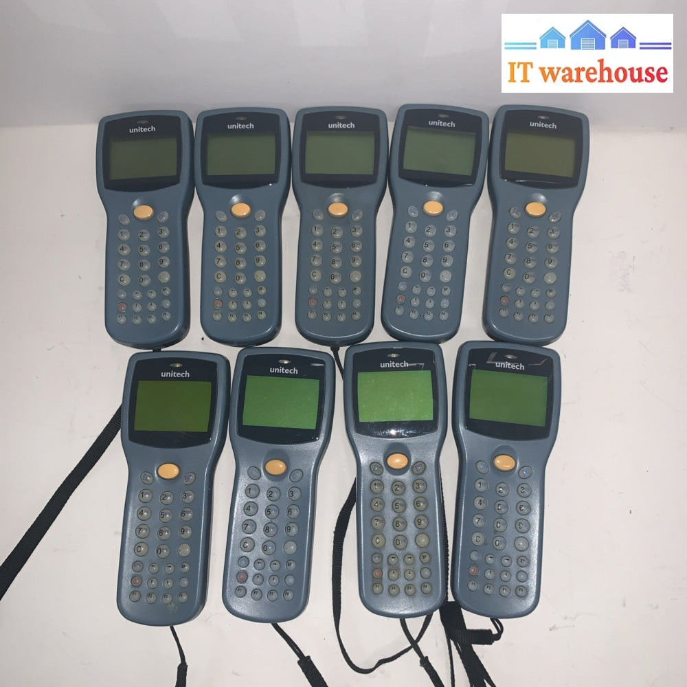 Lot of 9 UNITECH  HT630 DATA COLLECTION TERMINAL SCANNER (Read)