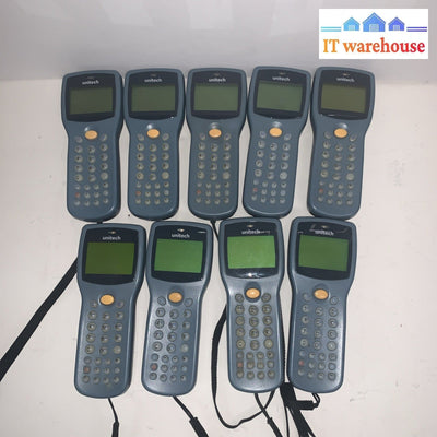 Lot of 9 UNITECH  HT630 DATA COLLECTION TERMINAL SCANNER (Read)
