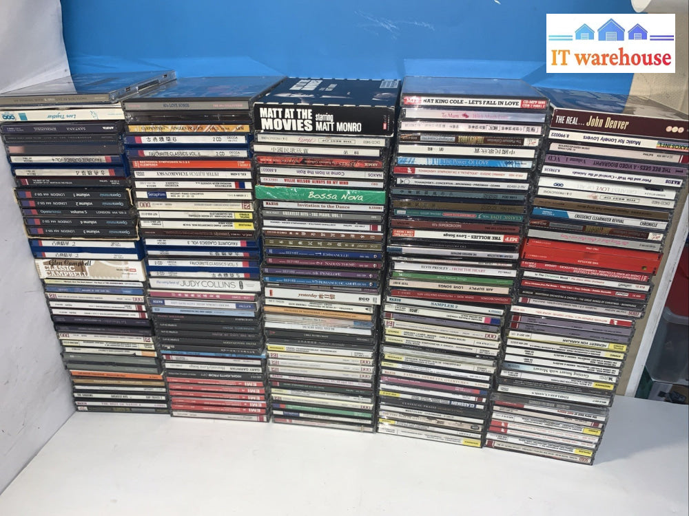 Lot of Vintage 180+  Music or song  CDs or DVDs vintage items