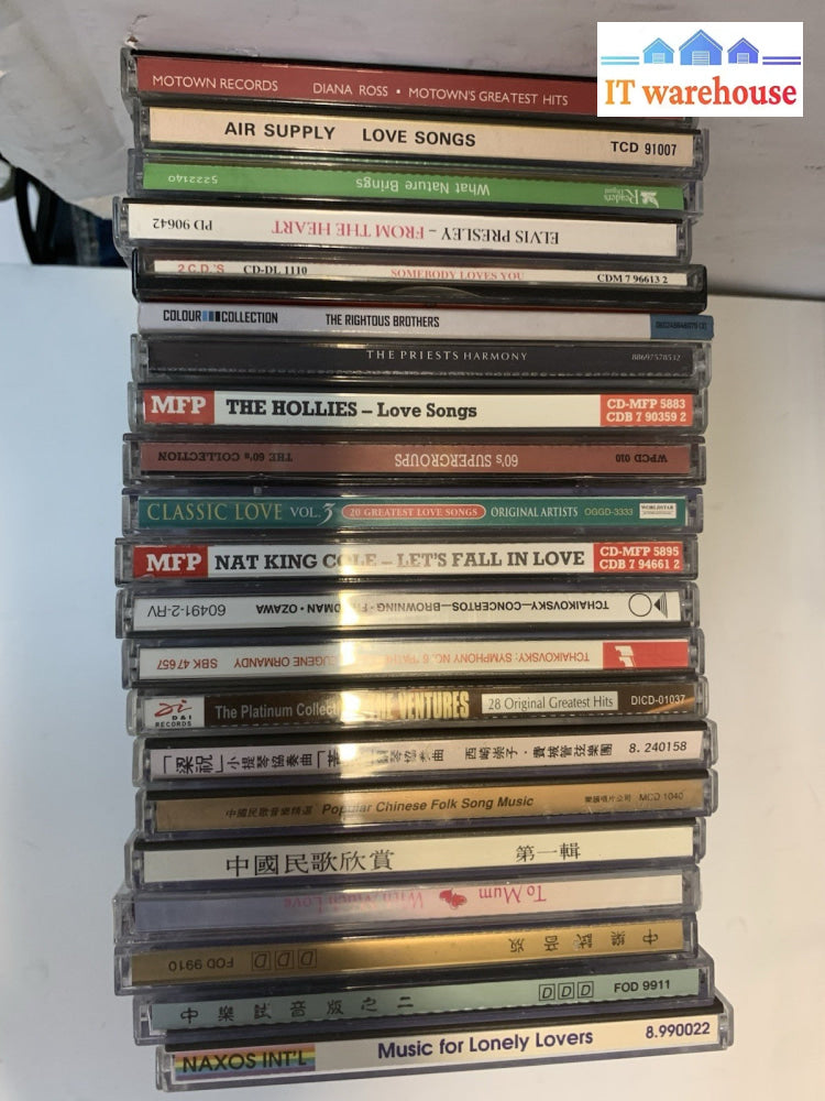 Lot of Vintage 180+  Music or song  CDs or DVDs vintage items