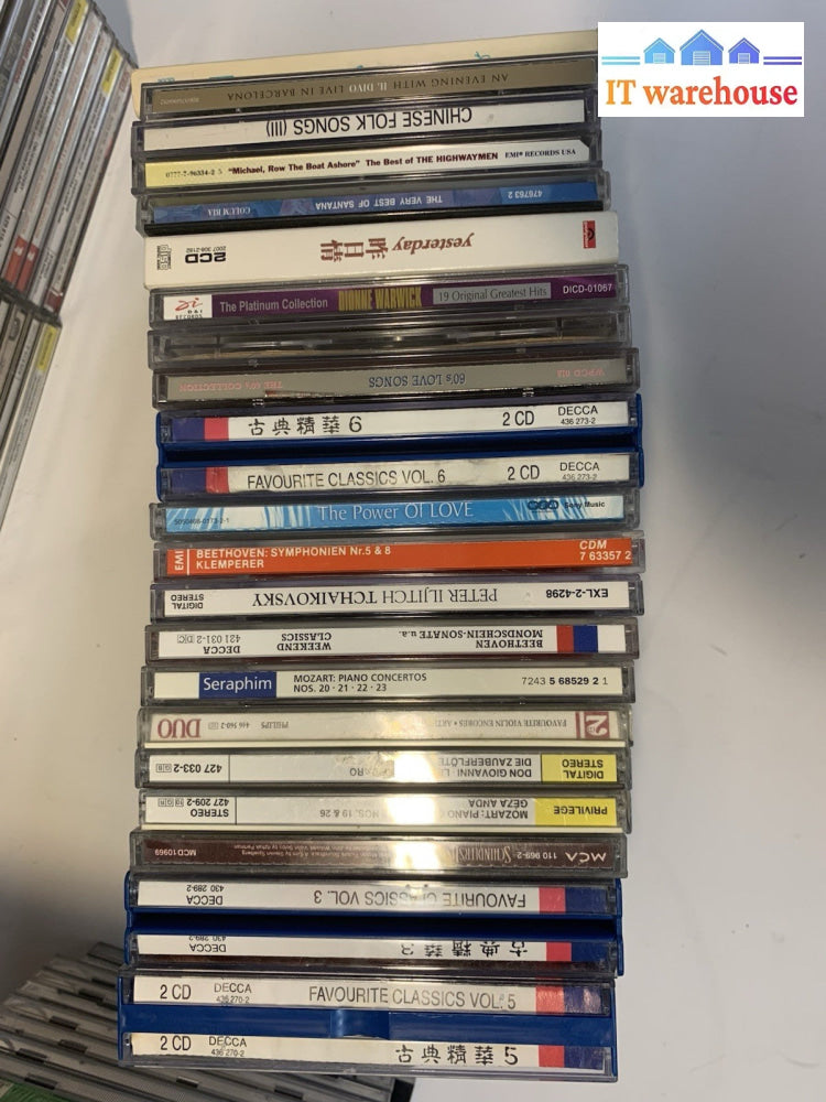 Lot of Vintage 180+  Music or song  CDs or DVDs vintage items