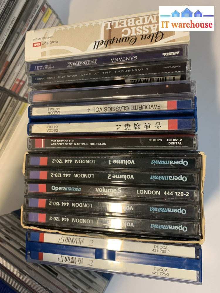 Lot of Vintage 180+  Music or song  CDs or DVDs vintage items